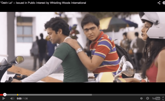 Indian PSA holds up a mirror to street&nbsp;harassers